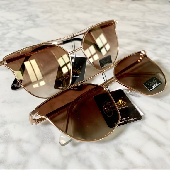 Giselle Sunglasses 🕶 Gold/Brown - Picture 3 of 5